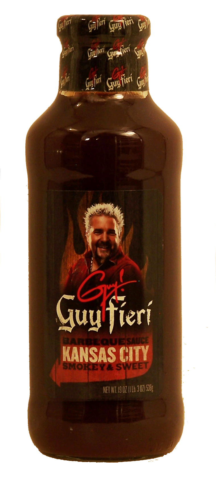 Guy Fieri Guy! kansas city smokey & sweet barbeque sauce Full-Size Picture